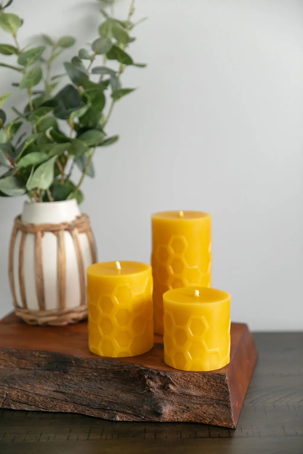 Hex 5.0 Pillar Candle Beeswax Works