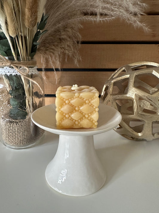 Beaded Pillow Box Candle