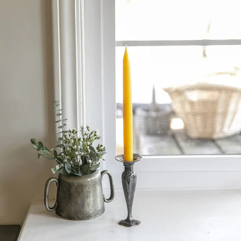 Taper Pair Hand Dipped Candles Beeswax Works