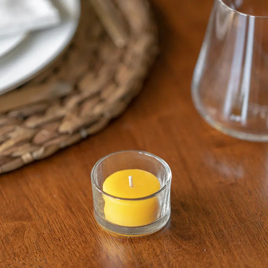 Tea Light Beeswax Candles Twelve Box Beeswax Works