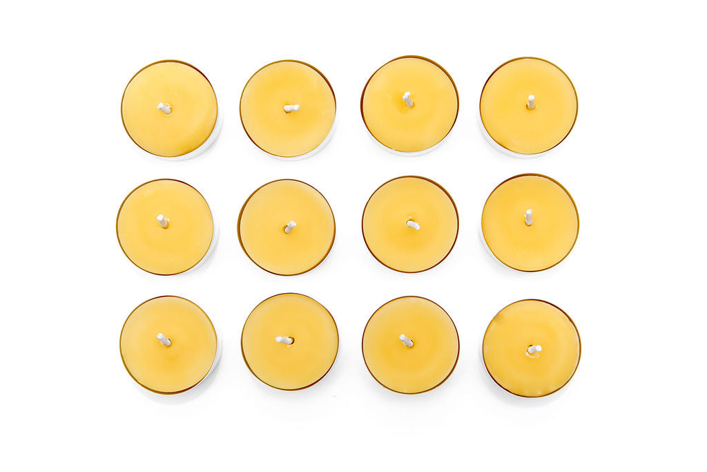 Beeswax Tea Lights 12 Pack