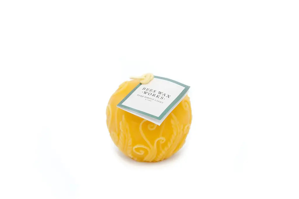 Rustic Fern Globe Candle Beeswax Works