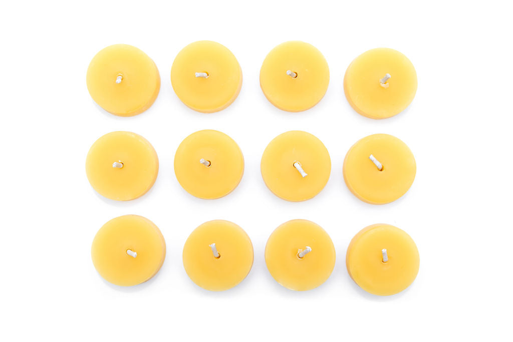 Beeswax Tea Lights 12 Pack