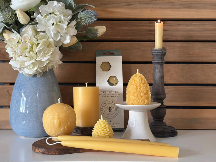 Best-selling Canadian beeswax candles