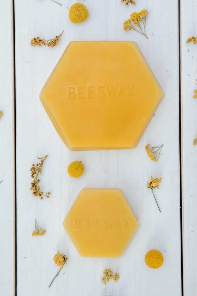 Canadian beeswax blocks for candle making and crafts