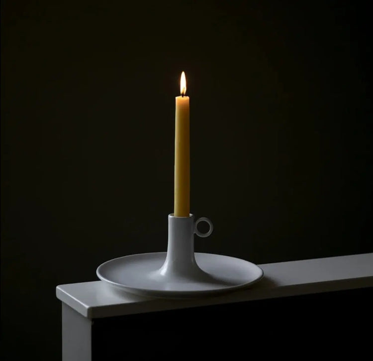 Hand-dipped Canadian beeswax taper candles