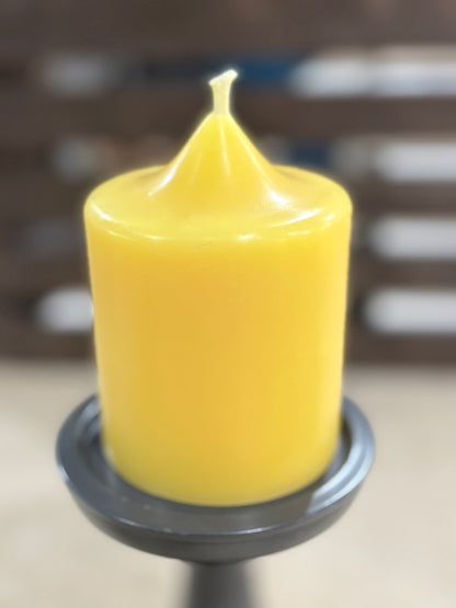 Bell Top Three Inch Pillar Candle