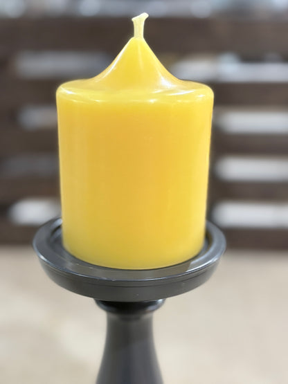 Bell Top Three Inch Pillar Candle