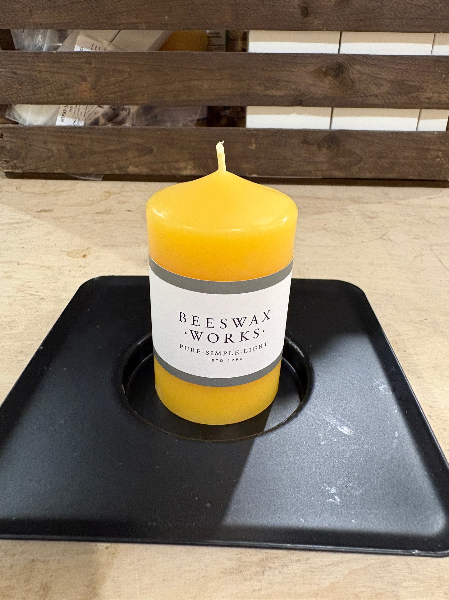 Narrow Three Inch Pillar Candle