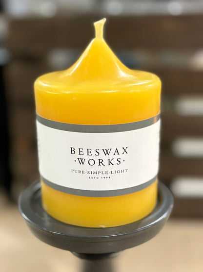 Bell Top Three Inch Pillar Candle