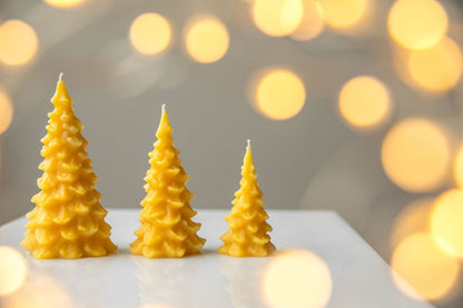 Three Pines Tree Candle Set