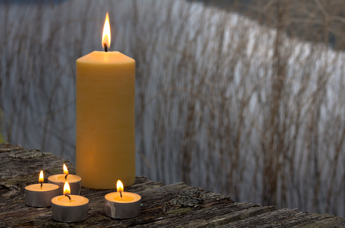 Bell Top Six Inch Pillar Candle