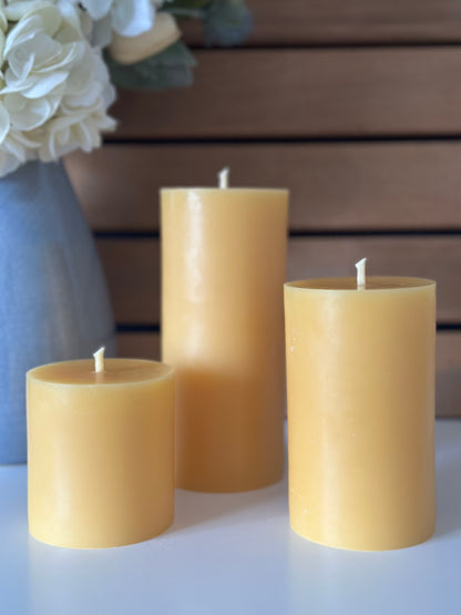 Flat Top Seven Inch Pillar Candle