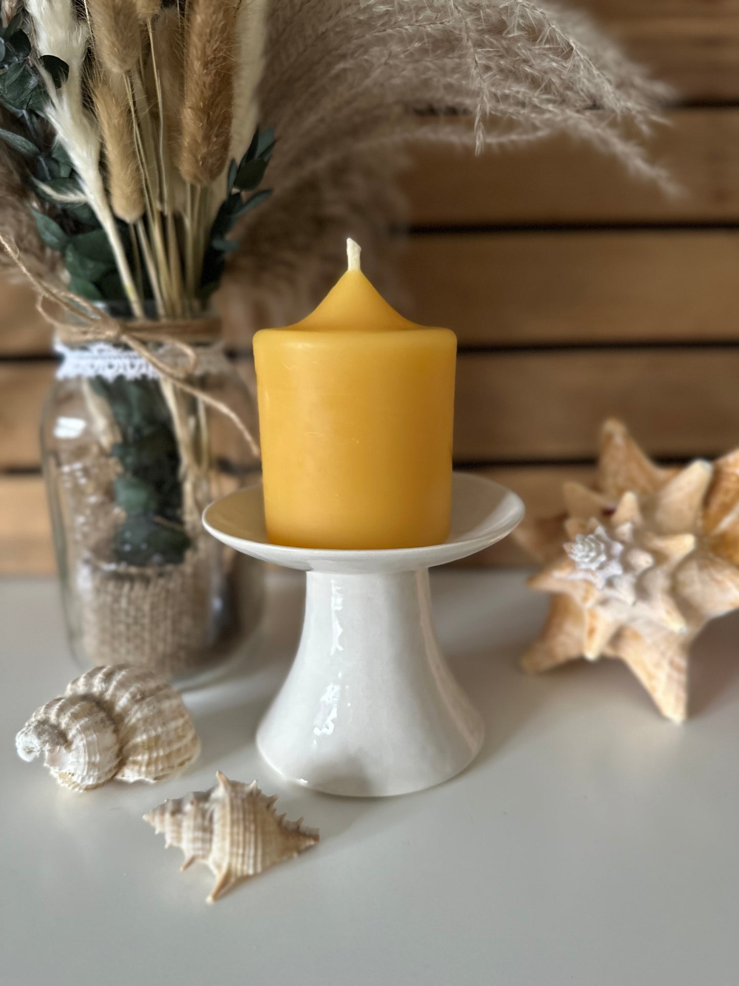 Bell Top Three Inch Pillar Candle