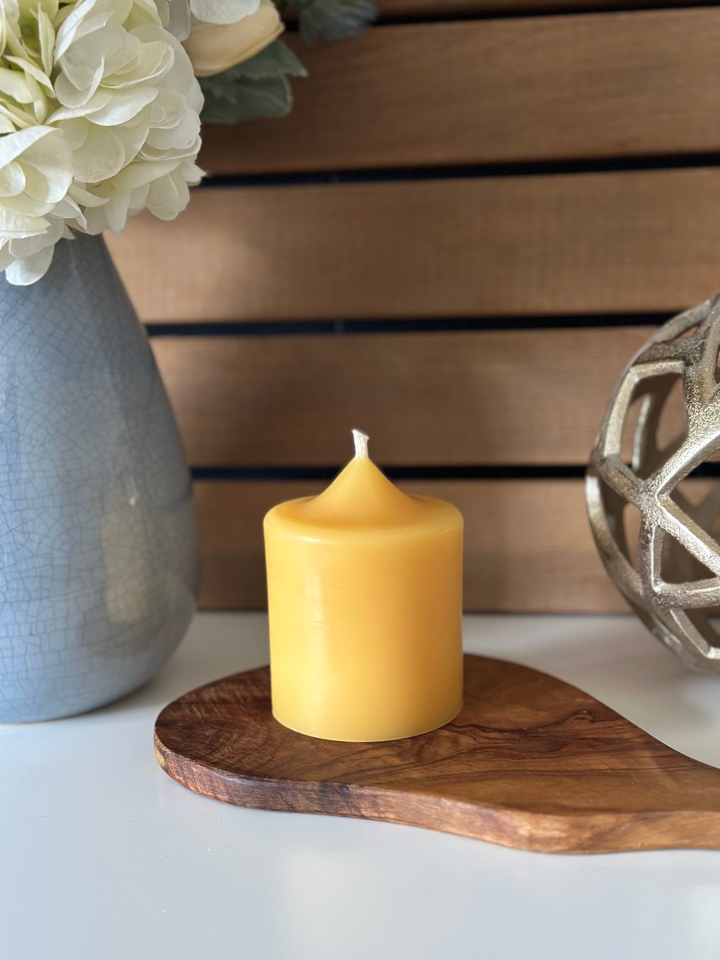 Bell Top Three Inch Pillar Candle
