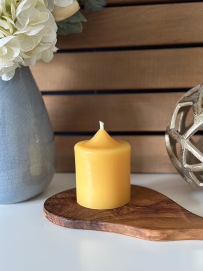 Bell Top Three Inch Pillar Candle