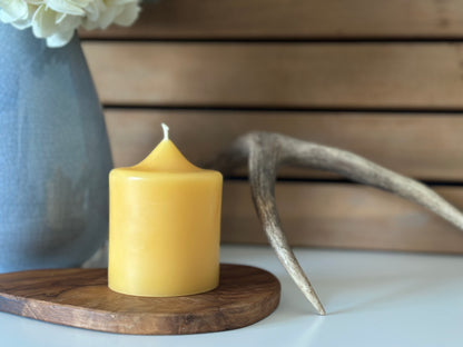 Bell Top Three Inch Pillar Candle