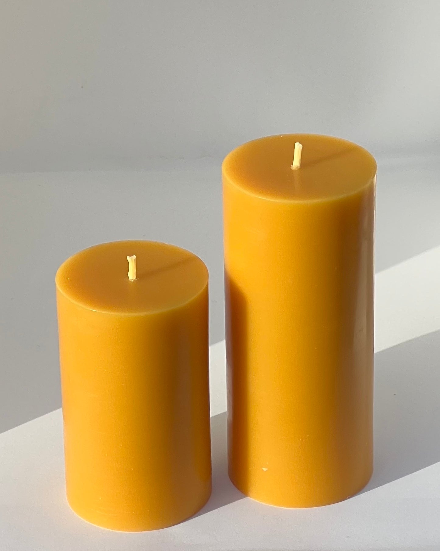 Flat Top Pillar Trio Candle Set