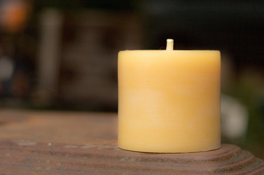 Flat Top Three Inch Pillar Candle