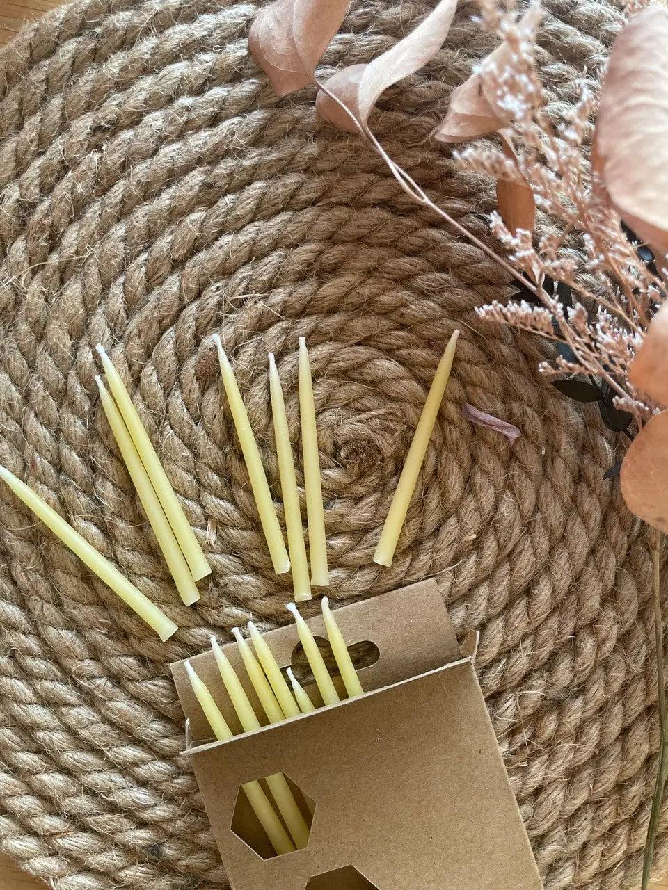 Birthday Candles Sixteen Box Beeswax Works