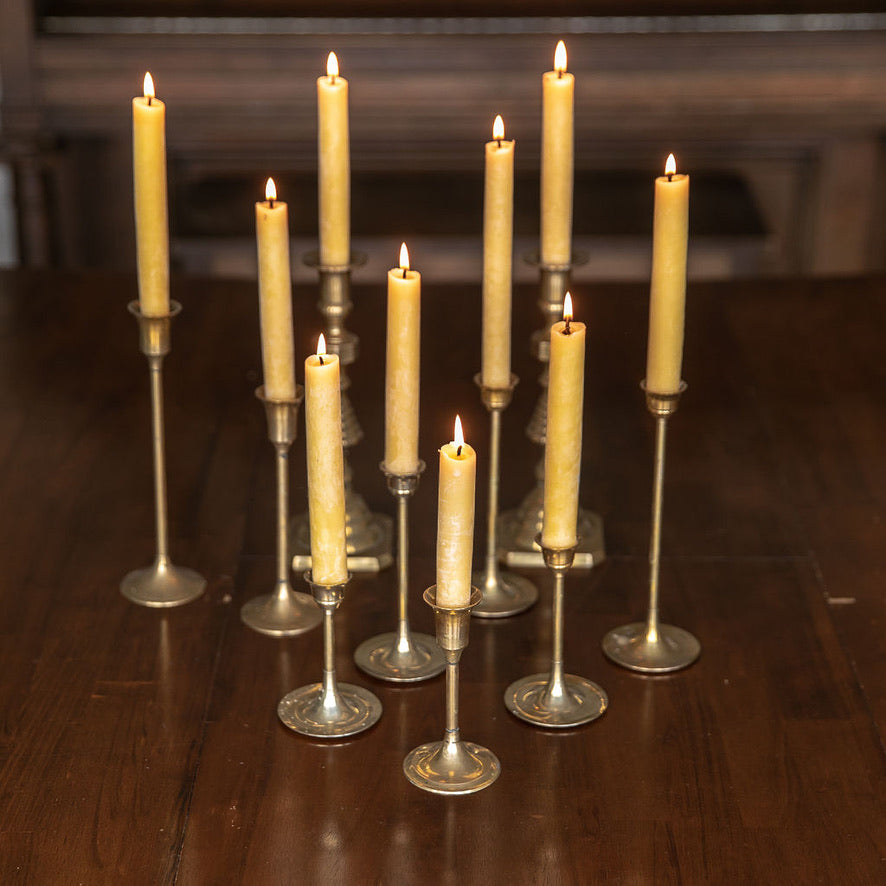 Hand Dipped Taper Candle Pairs – Beeswax Works