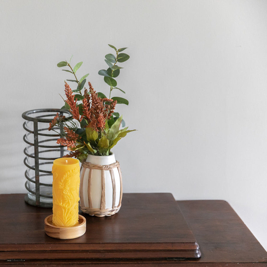 Rustic Fern Cylinder