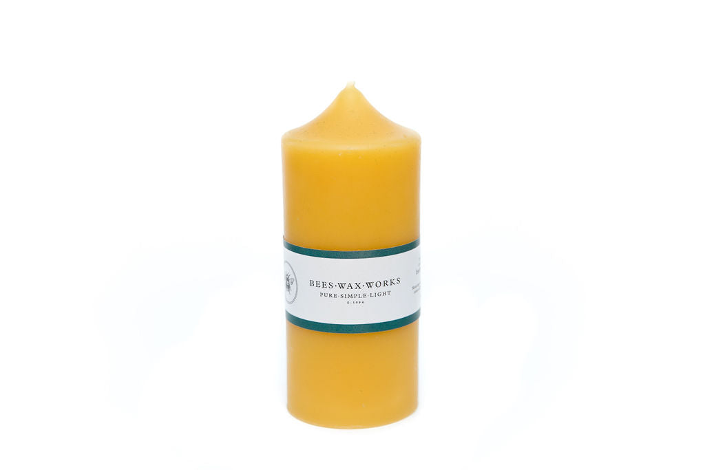 Wide Six Inch Pillar Candle