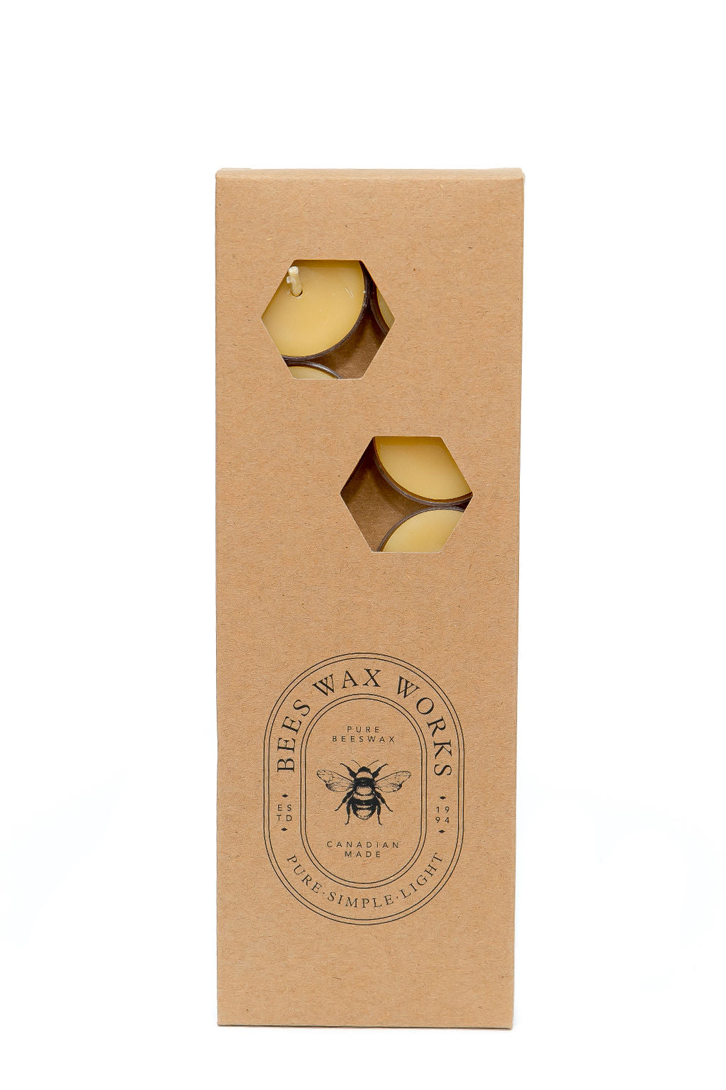 Beeswax Tea Lights 12 Pack