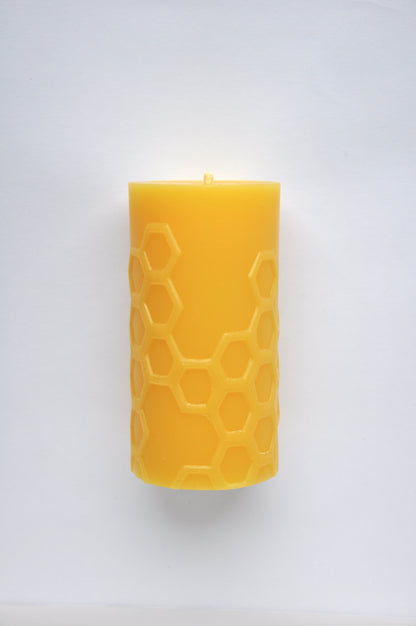 Hex 5.0 Pillar Candle